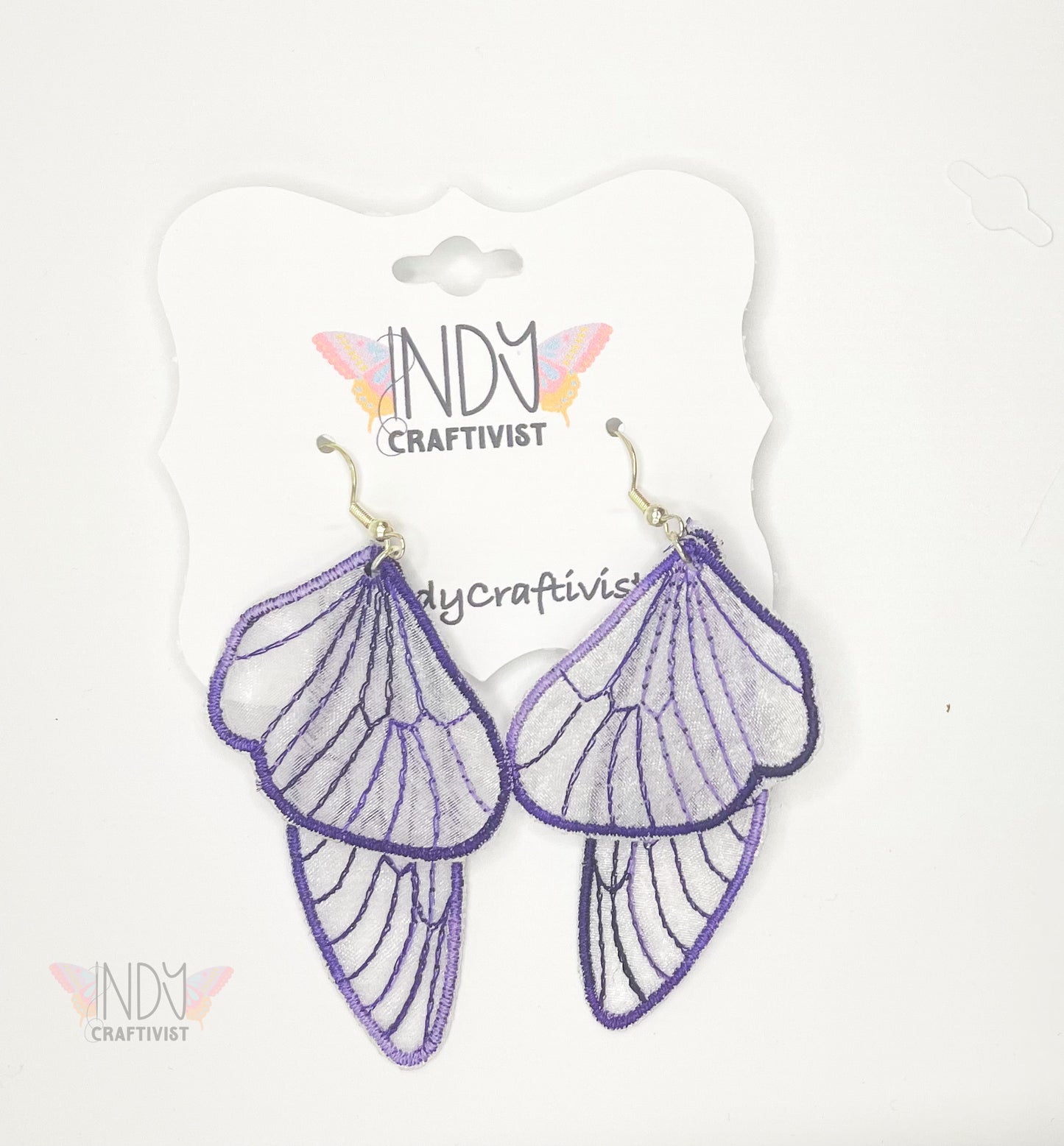 Sheer Butterfly Earrings