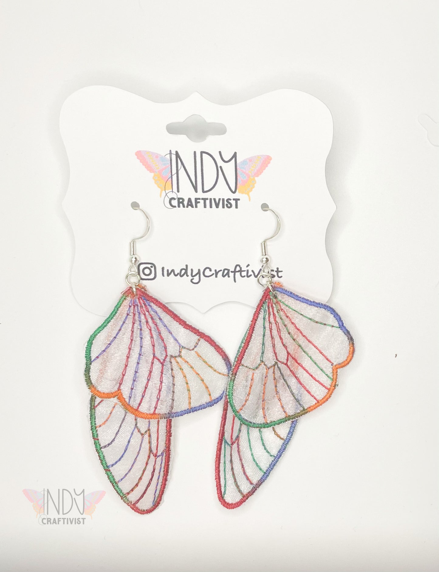 Sheer Butterfly Earrings