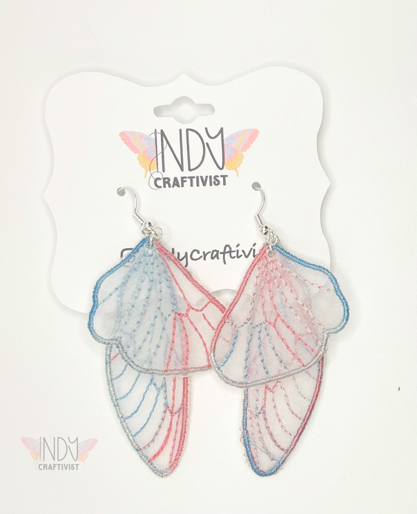 Sheer Butterfly Earrings