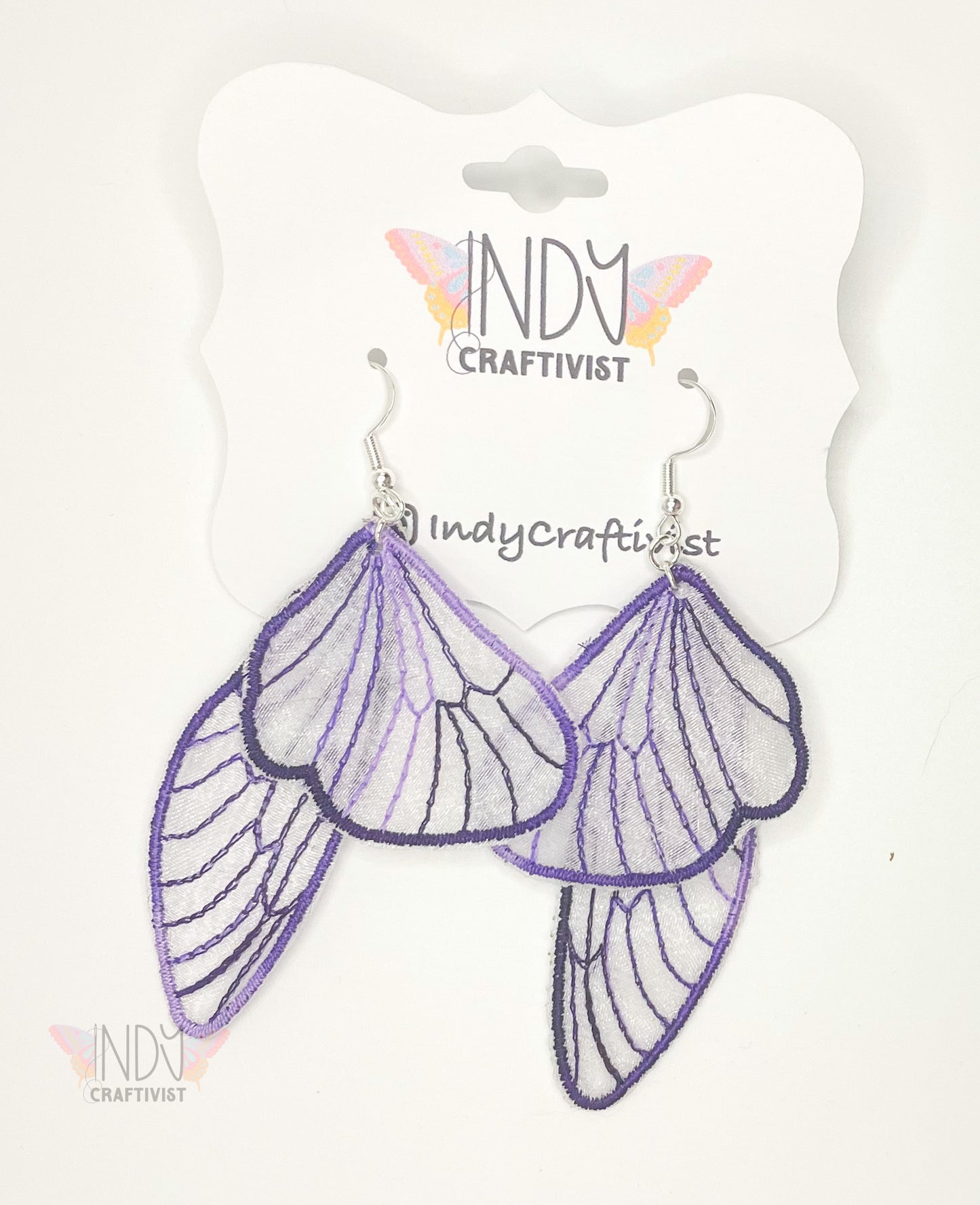 Sheer Butterfly Earrings