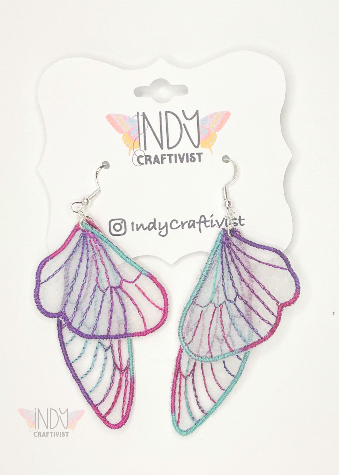Sheer Butterfly Earrings