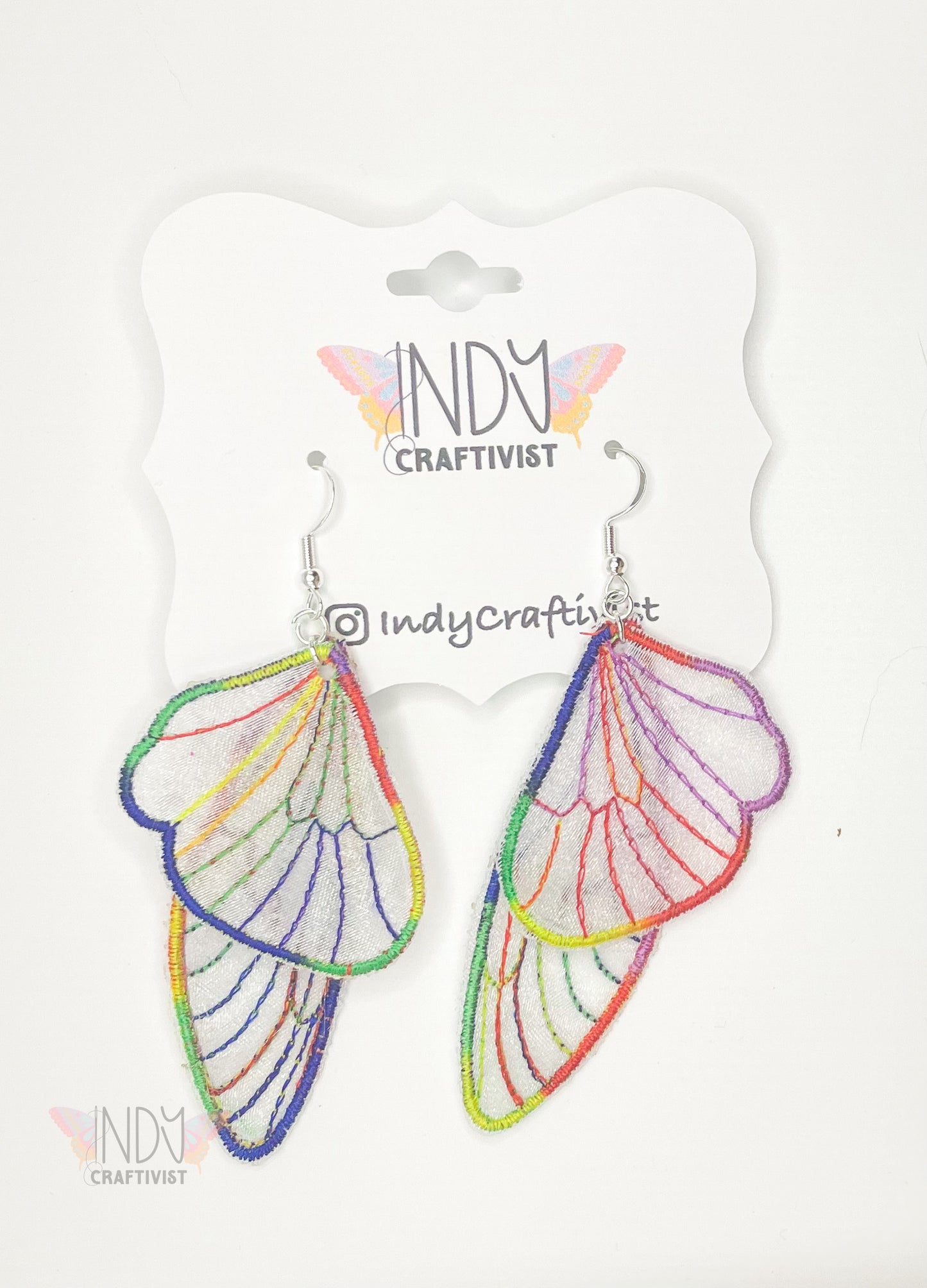 Sheer Butterfly Earrings