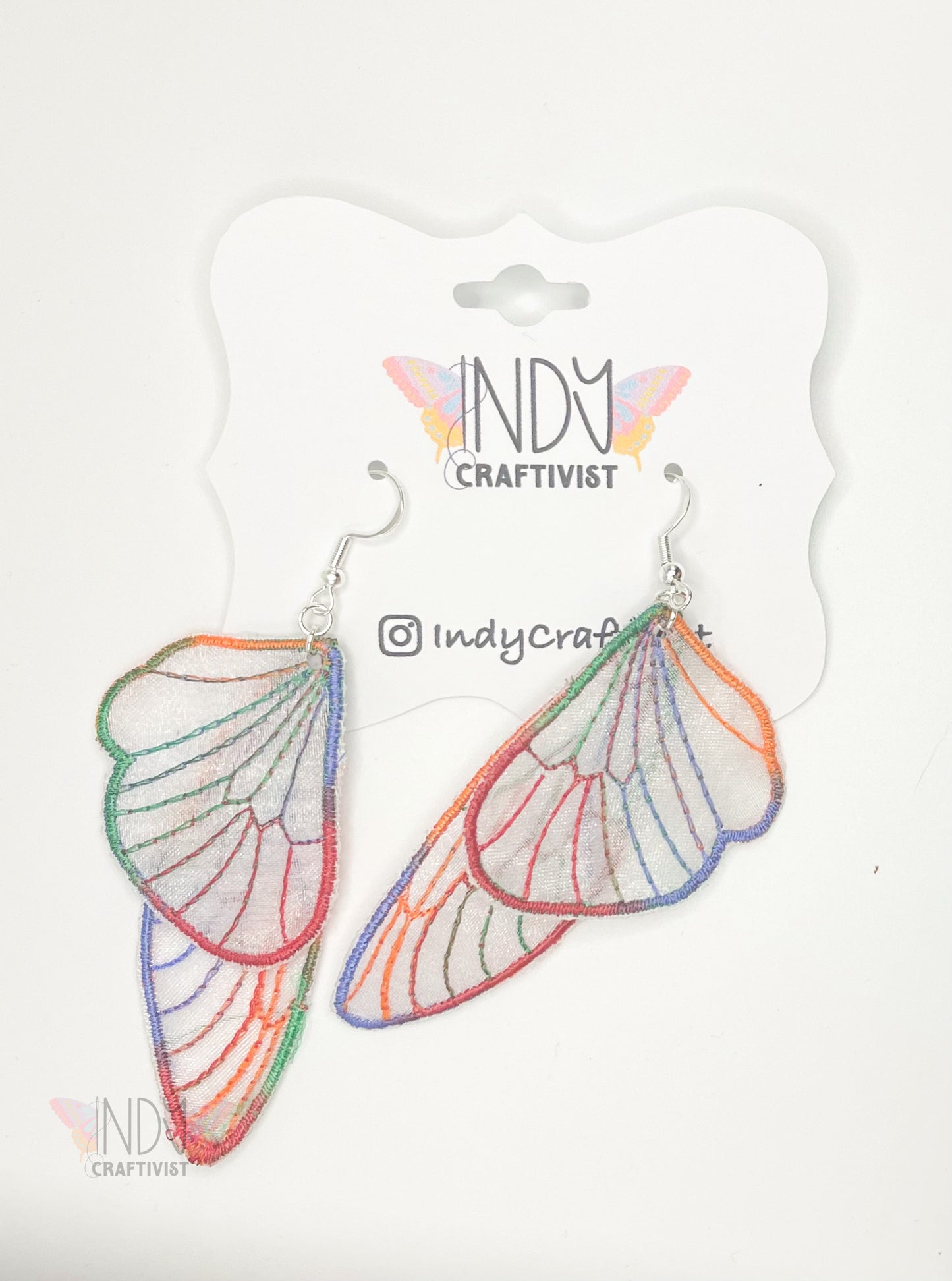 Sheer Butterfly Earrings