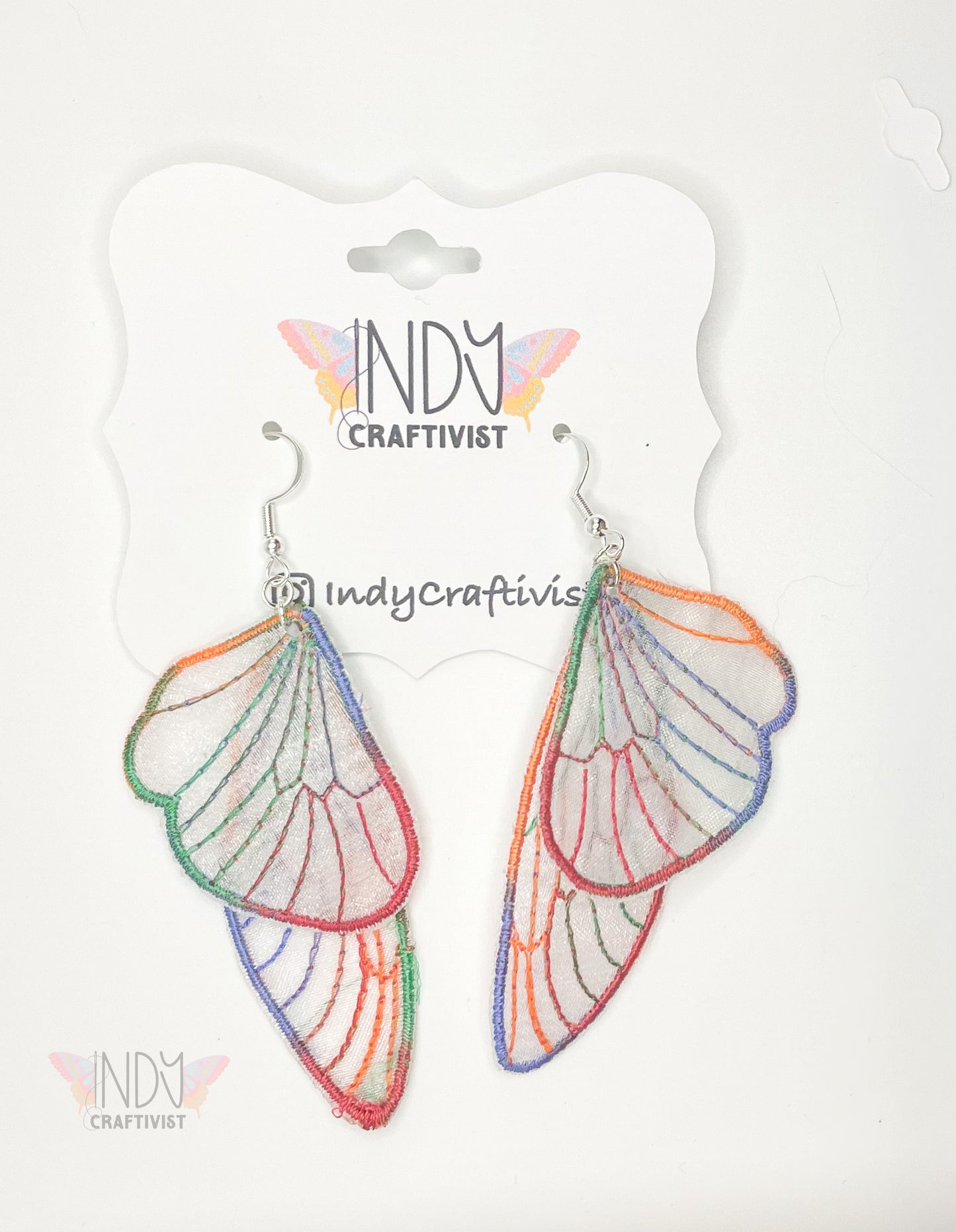 Sheer Butterfly Earrings