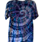 Adult Small Blue Swirl T-shirt