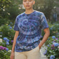 Adult Small Blue Swirl T-shirt