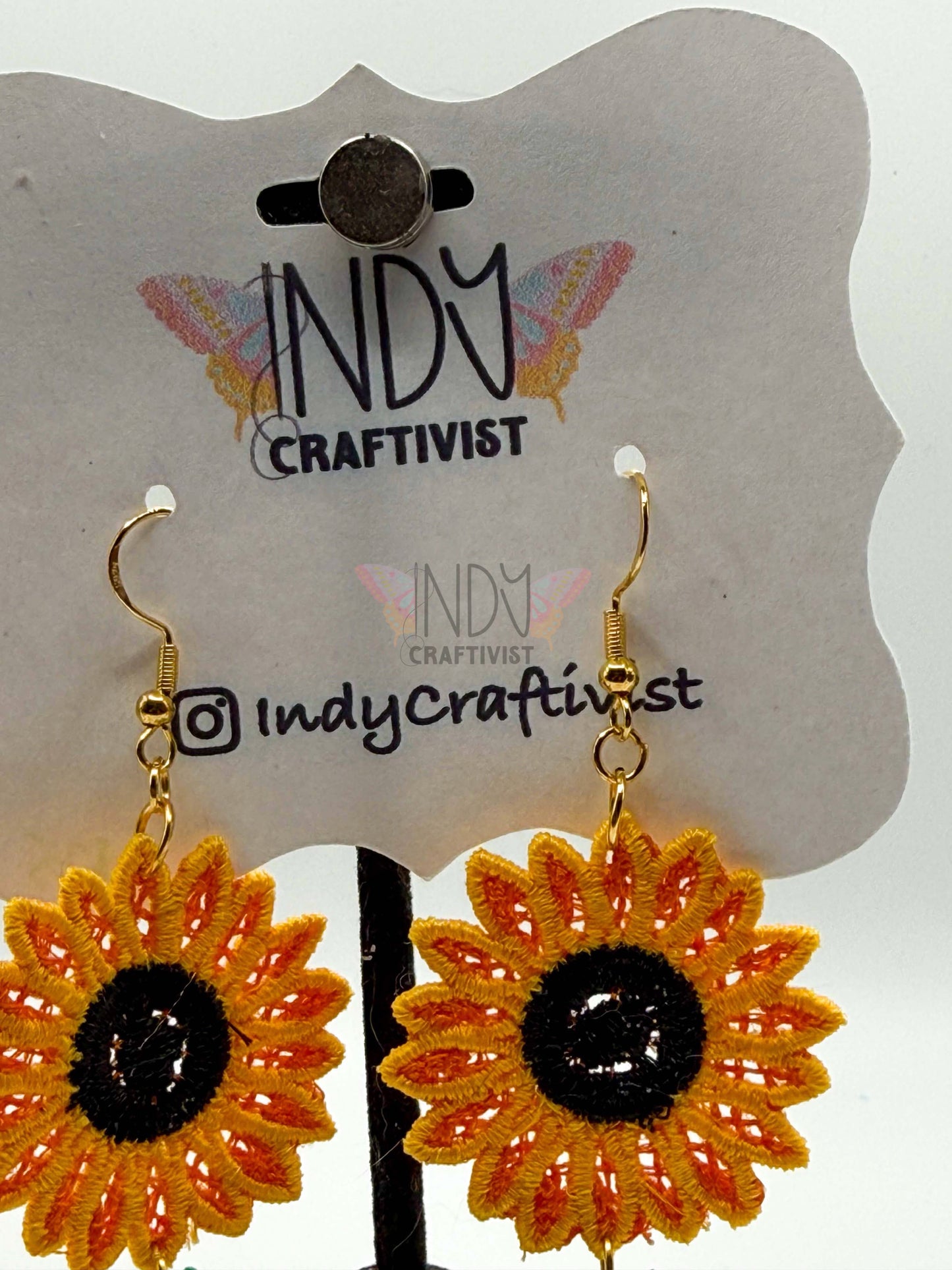Sunflower Earrings