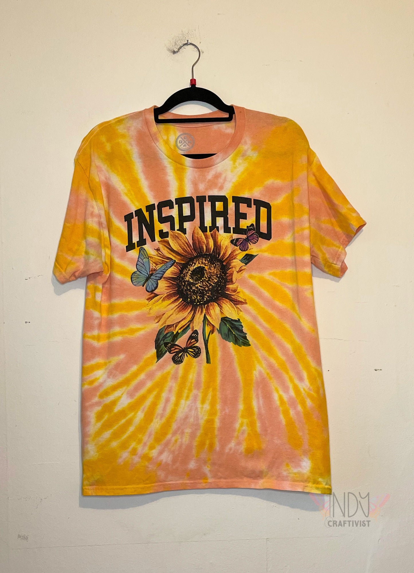 Inspired Large Tie Dye T-shirt