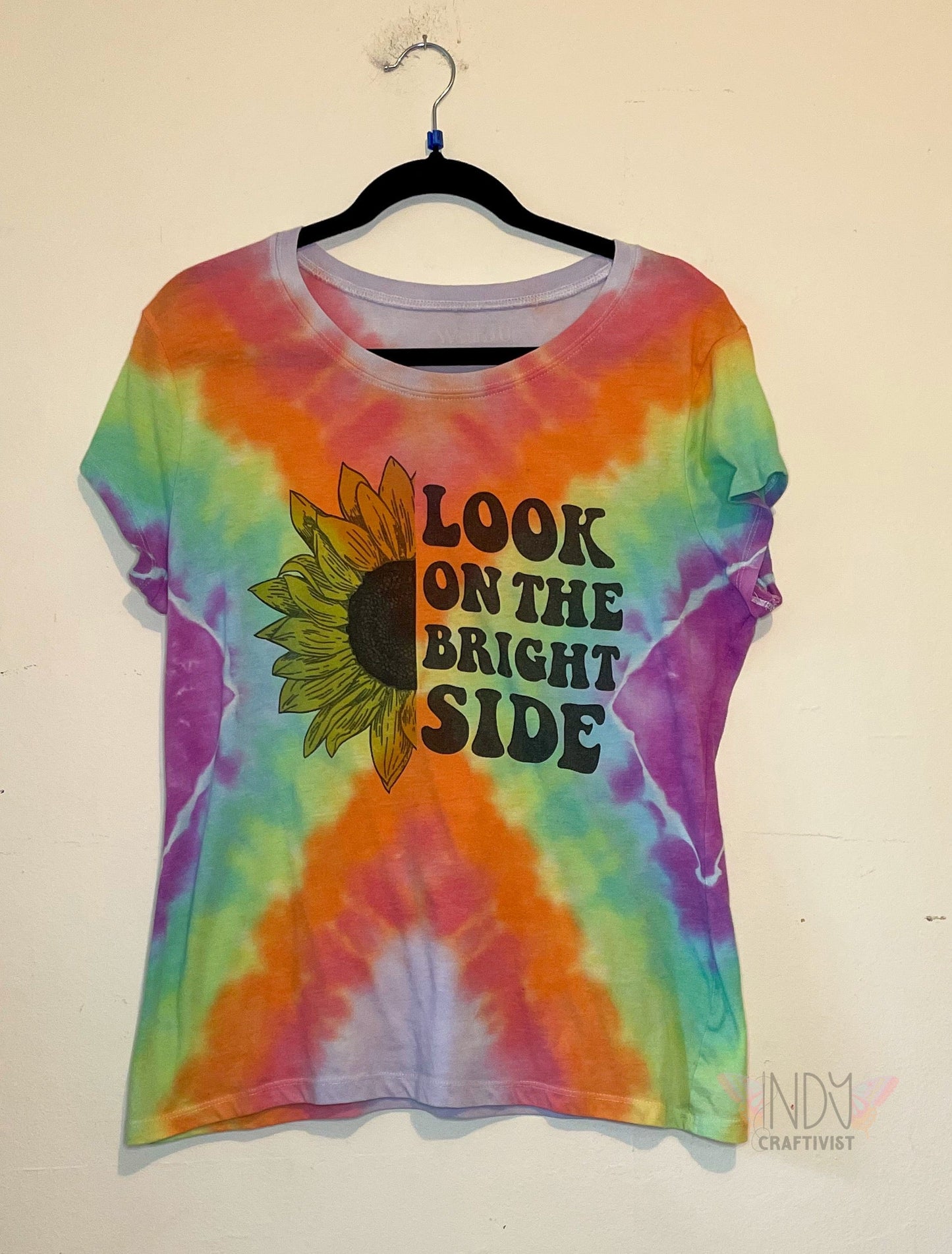 Medium Upcycled Ice Dyed  T-shirt