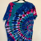 Jewel Tone Swirl 2XL Tie Dye T-shirt