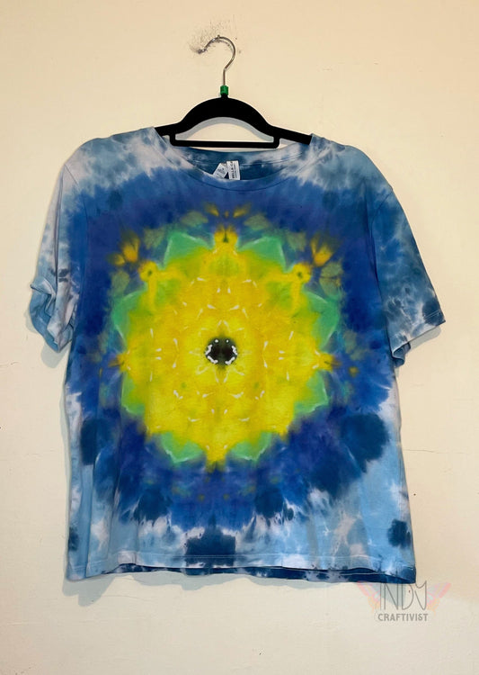 Extra Large Sunflower Tie Dye Shirt