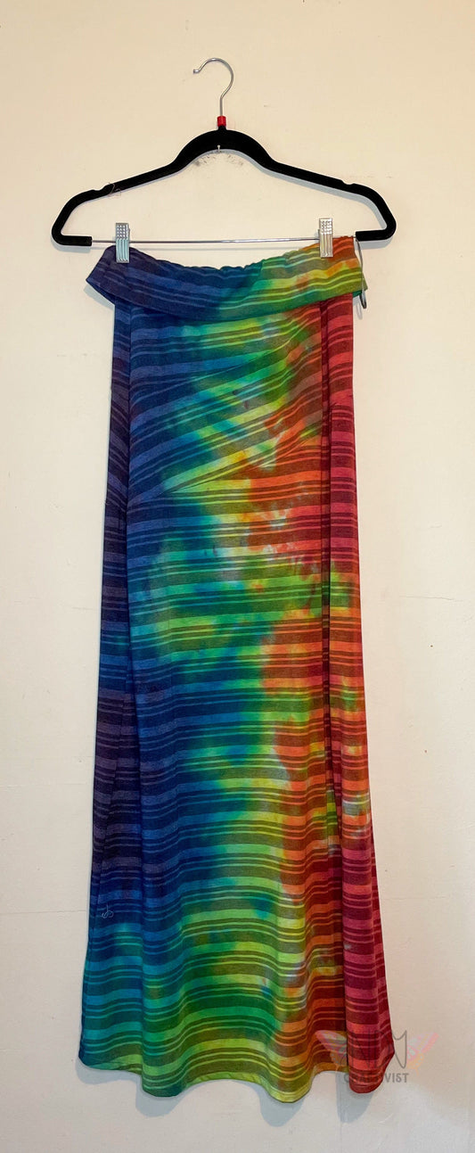 Large Tie Dye Maxi Skirt