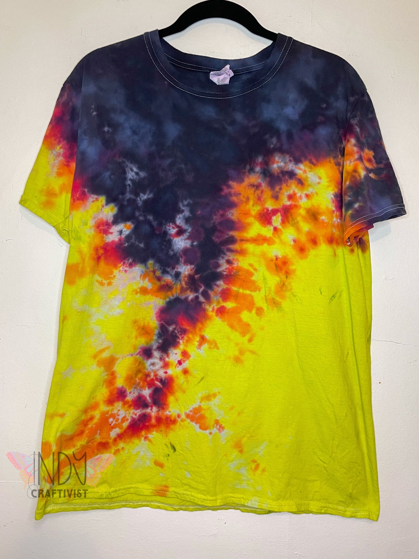 Large Fire Tie Dye T-shirt