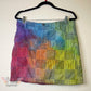 Croft & Barrow Size 12 Upcycled Tie Dye Patchwork Skort