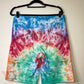 Route 66 Size 16 Upcycled Tie Dye Shorts