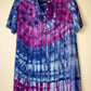 Extra Large Upcycled Tie Dyed Dress