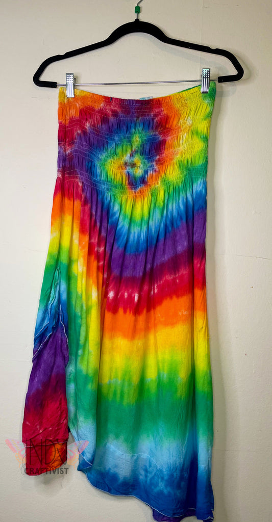 Adult Extra Large Tie Dye Convertible Dress or Skirt