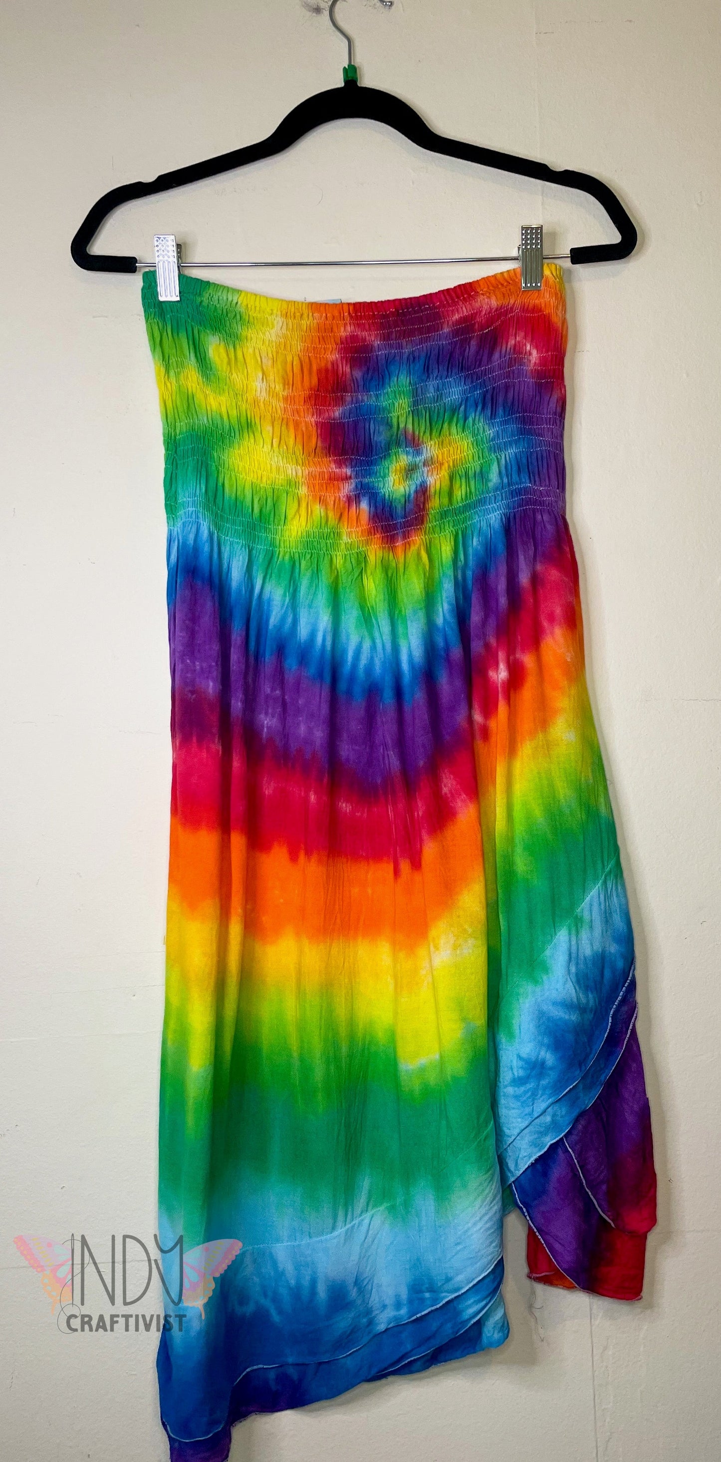 Adult Extra Large Tie Dye Convertible Dress or Skirt