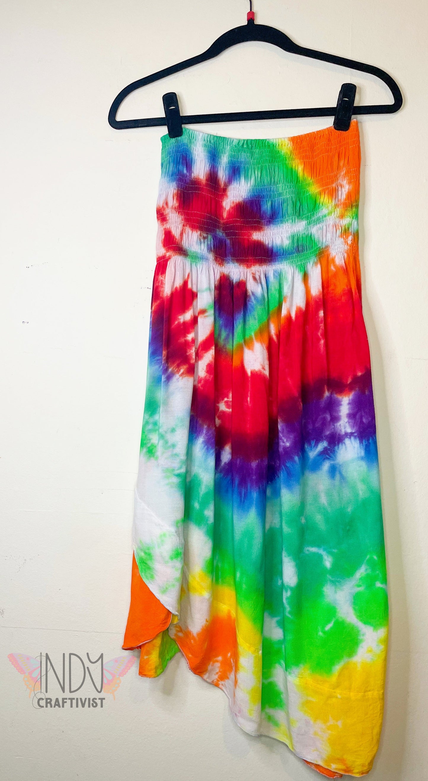 Adult Extra Large Tie Dye Convertible Dress or Skirt