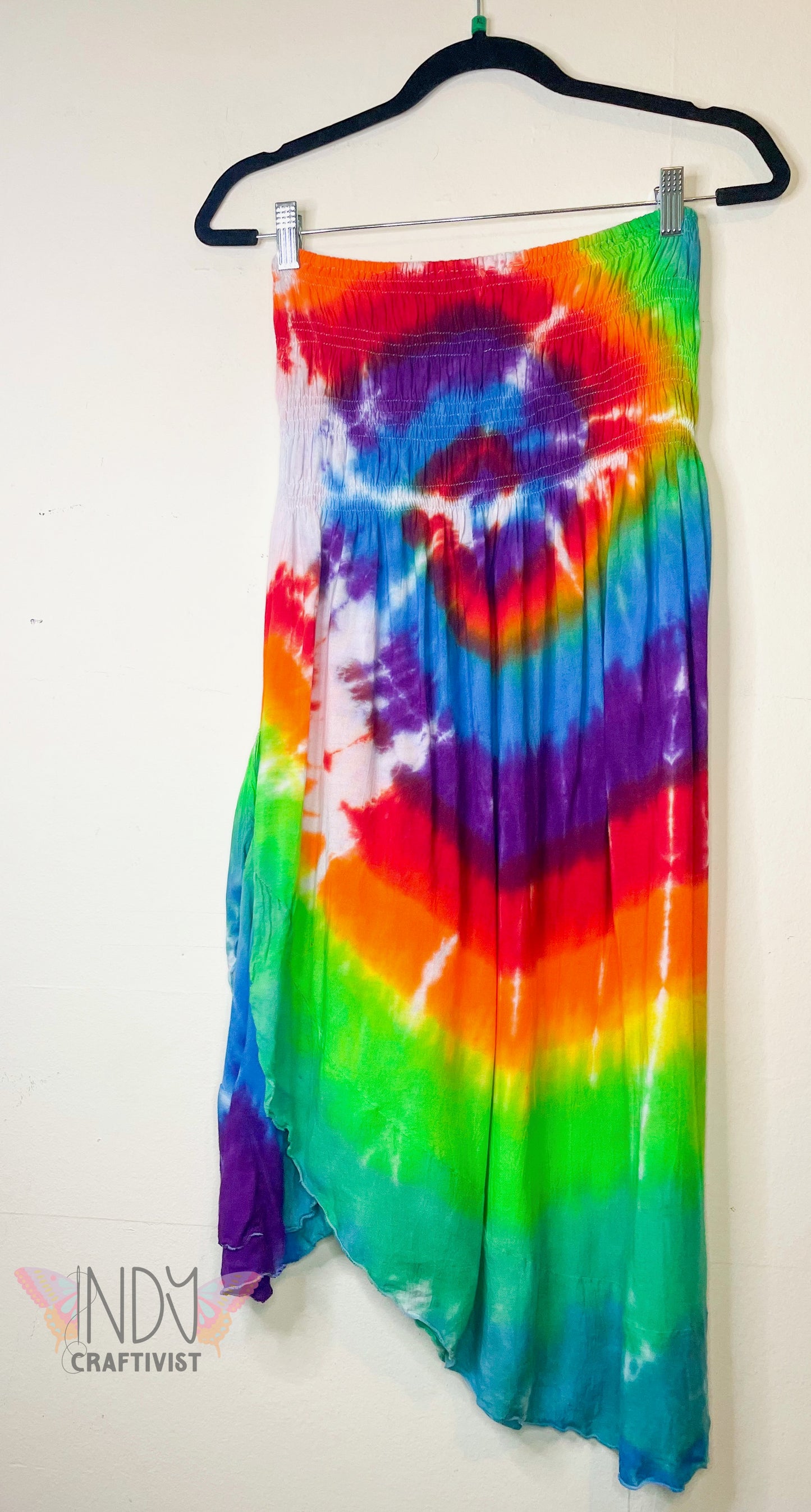 Adult Extra Large Tie Dye Convertible Dress or Skirt