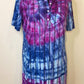 Extra Large Upcycled Tie Dyed Dress
