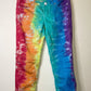 Mossimo Supply Co Size 7  Rainbow Upcycled Tie Dye Jeans