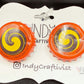 Spiral Bottle Cap Cuff Links