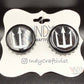 Pitch Fork Bottle Cap Cuff Links