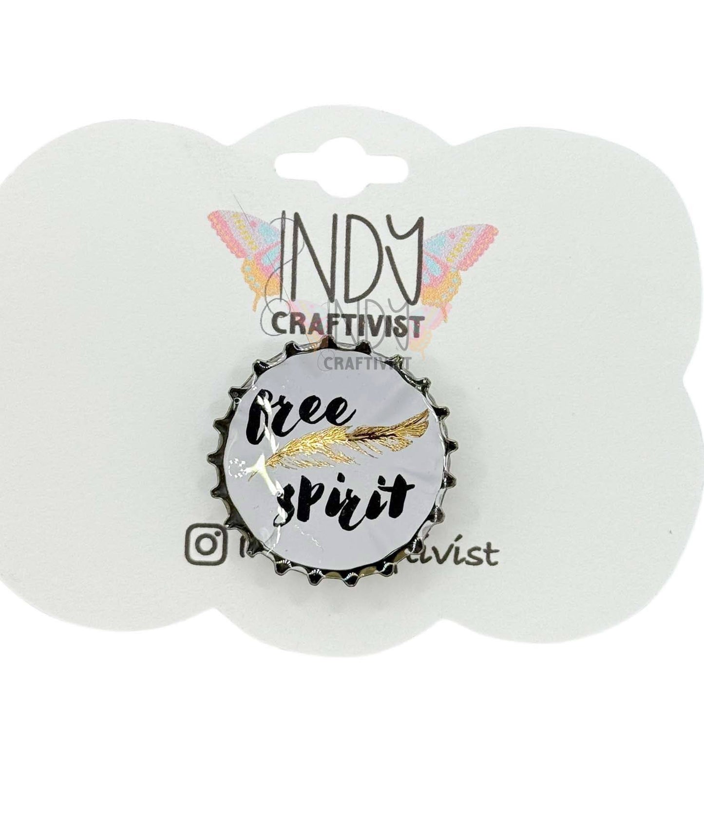 Upcycled Bottle Cap Magnets