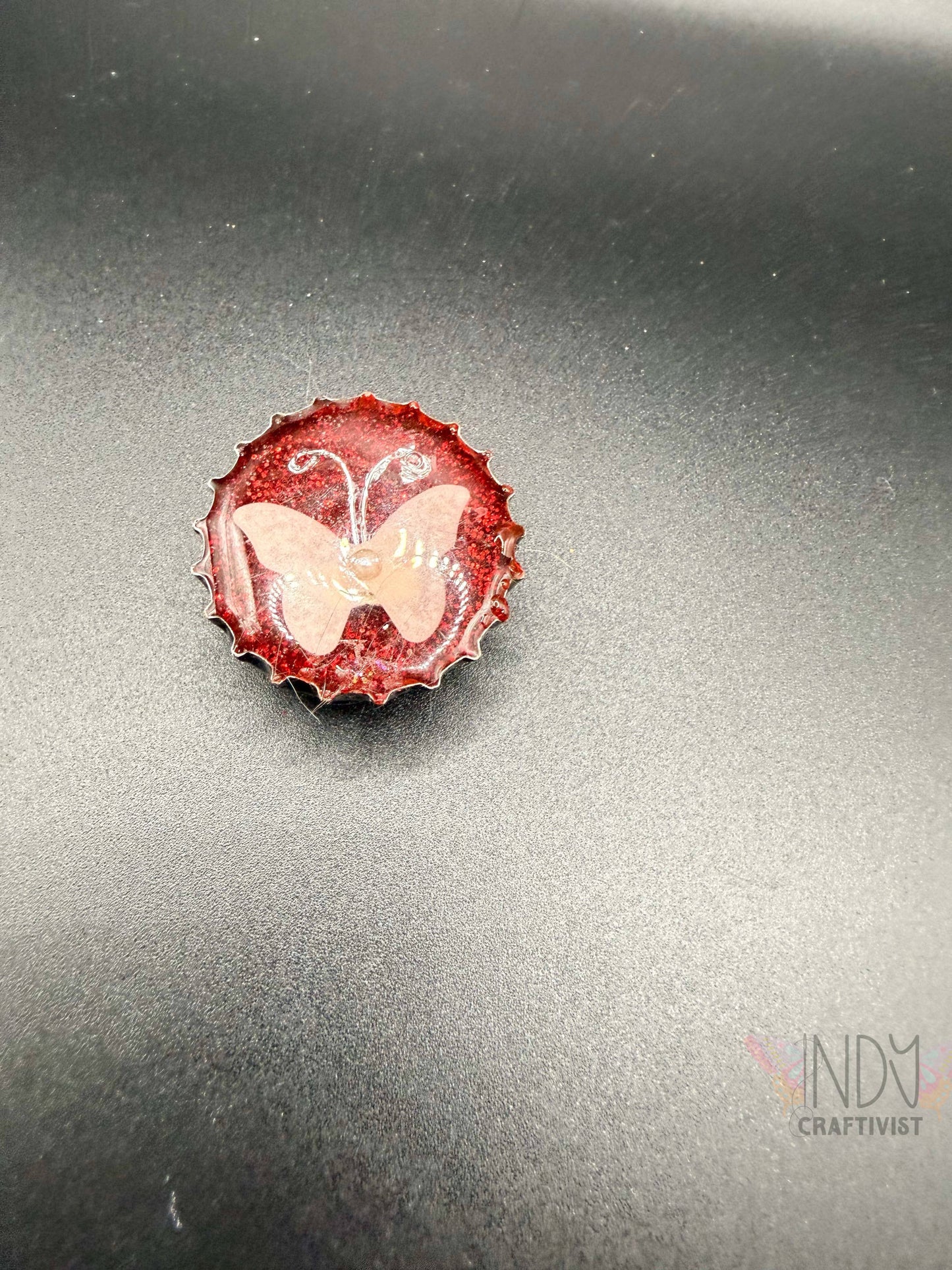 Upcycled Bottle Cap Magnets