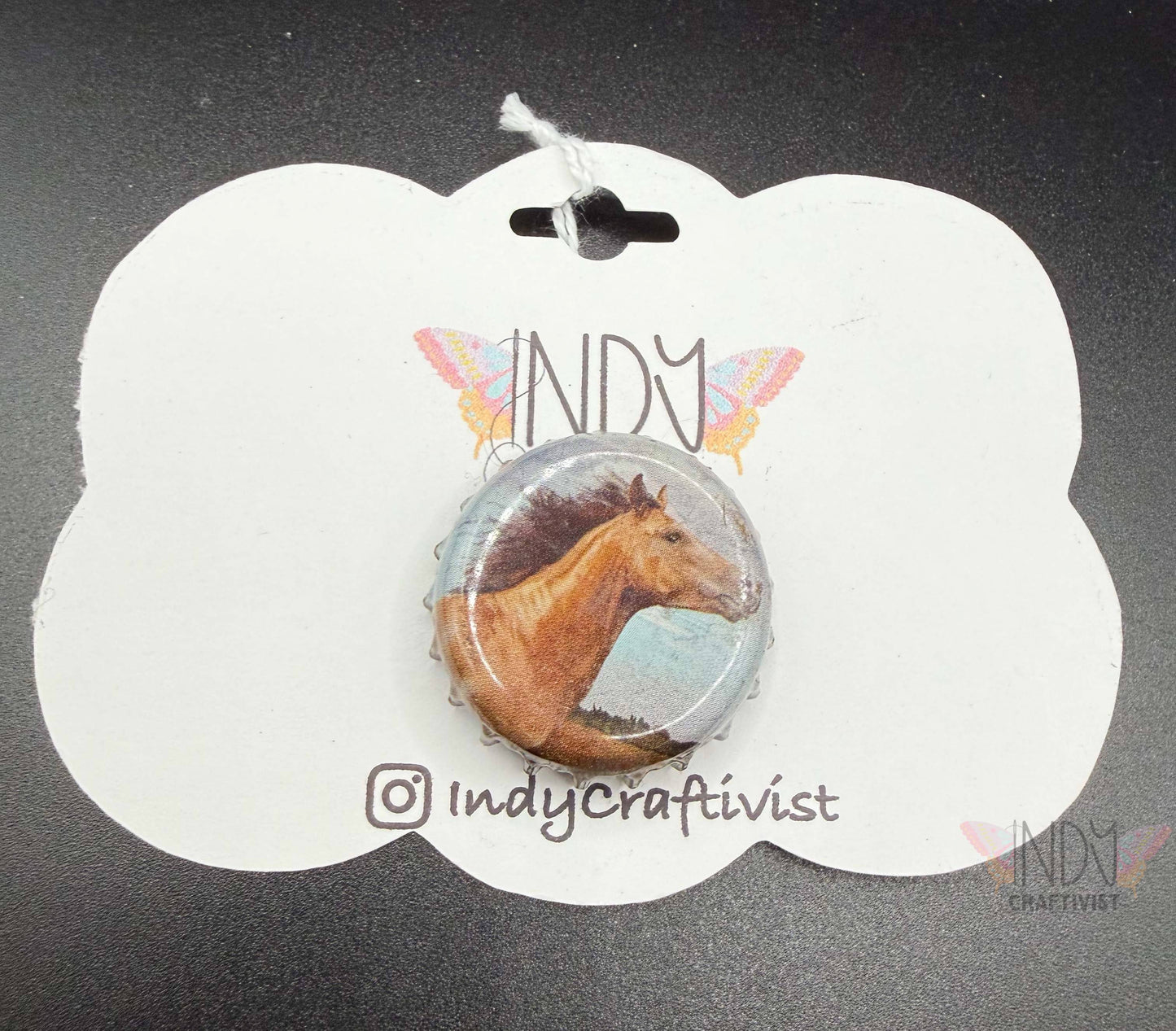 Upcycled Bottle Cap Magnets