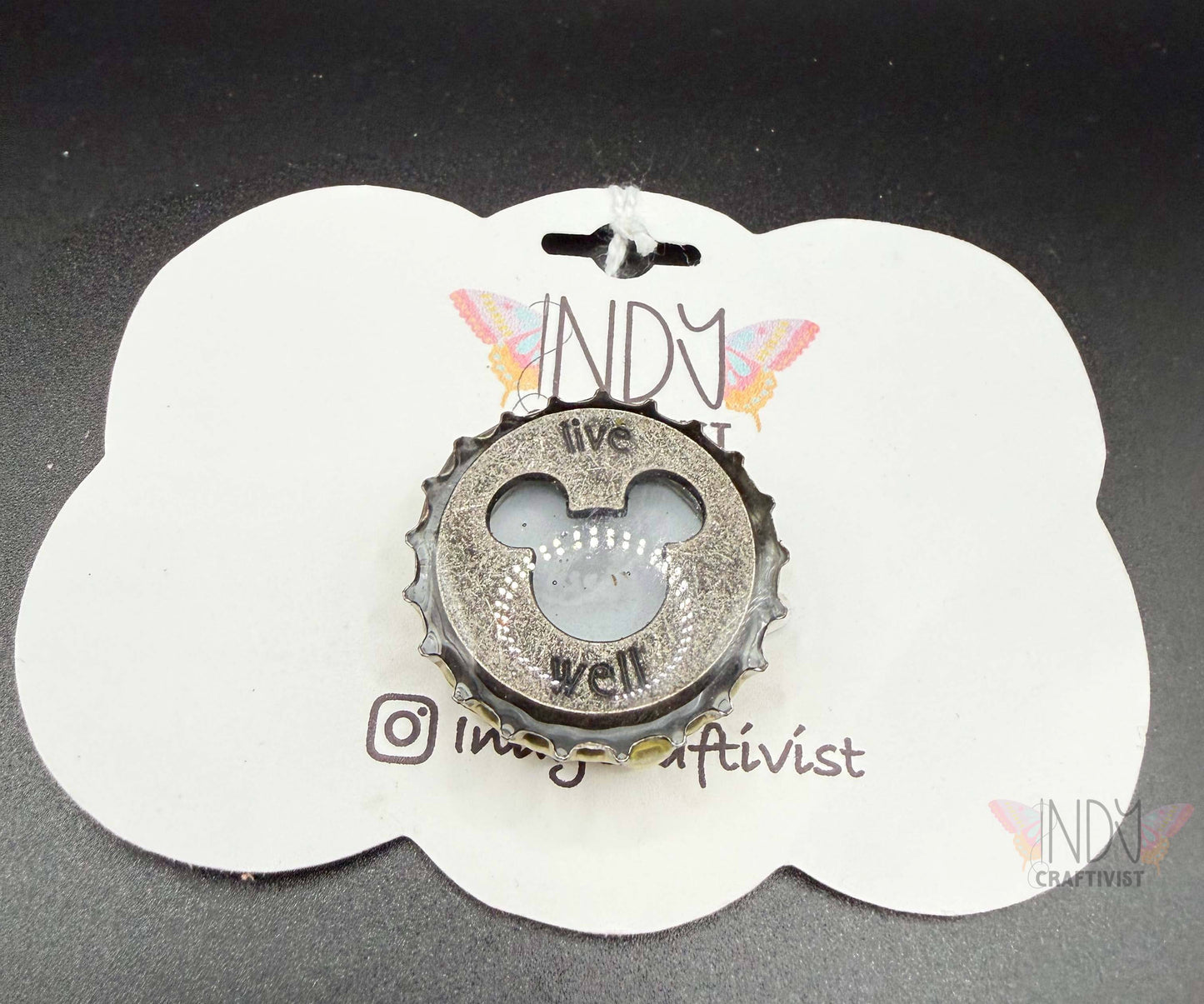 Upcycled Bottle Cap Magnets