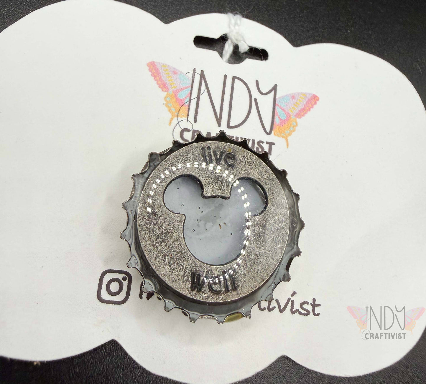 Upcycled Bottle Cap Magnets