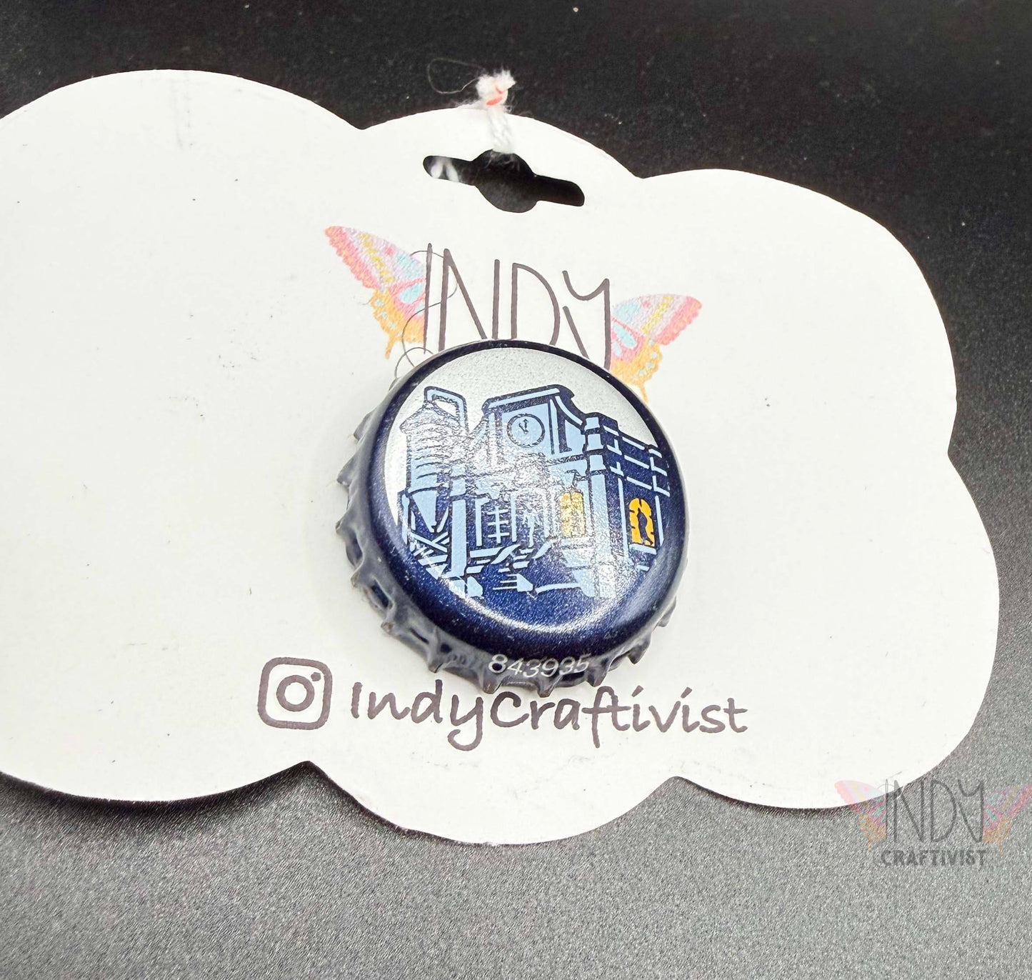 Upcycled Bottle Cap Magnets