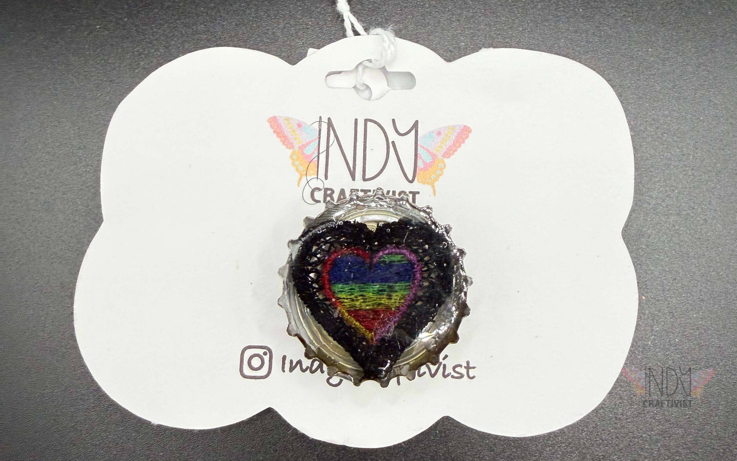 Upcycled Bottle Cap Magnets