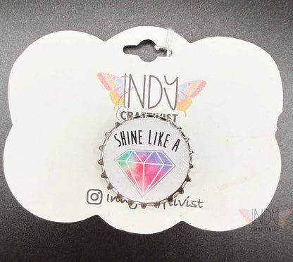 Upcycled Bottle Cap Magnets