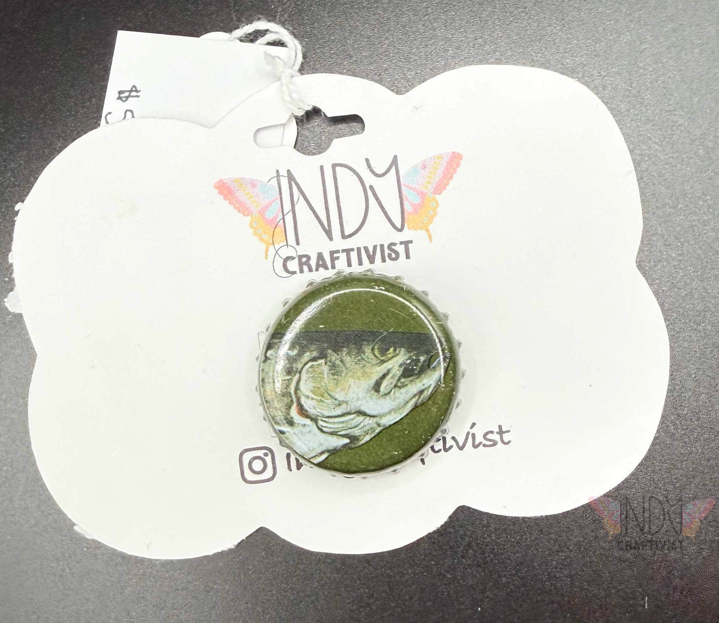 Upcycled Bottle Cap Magnets