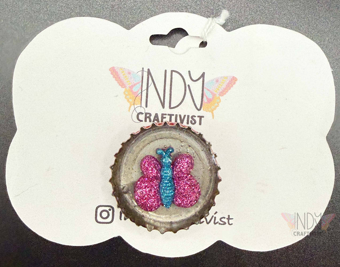 Upcycled Bottle Cap Magnets