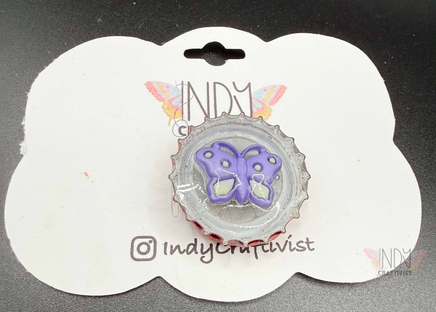 Upcycled Bottle Cap Magnets