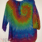 Upcycled Tie Dyed Blouse