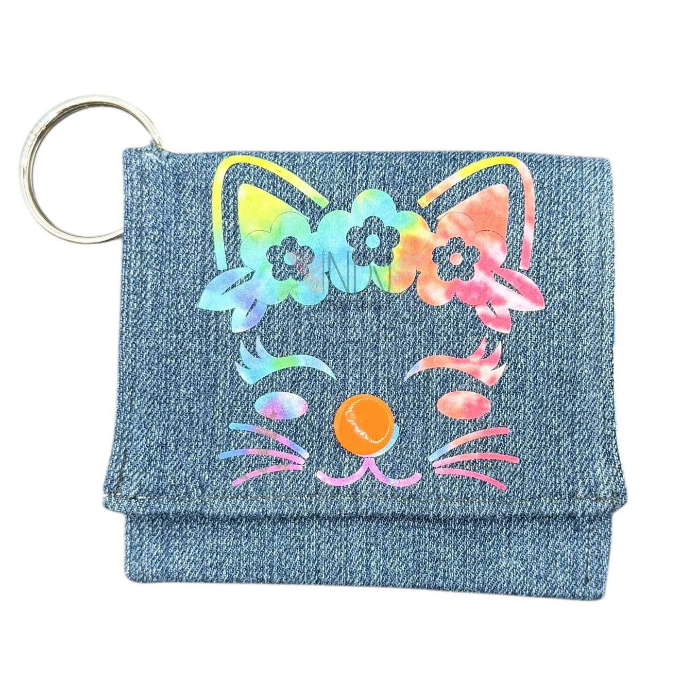Upcycled Denim Animal Coin Purse