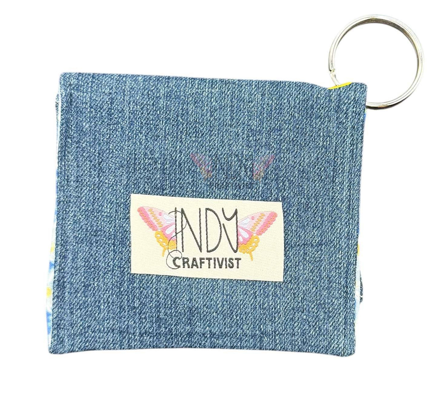 Upcycled Denim Animal Coin Purse