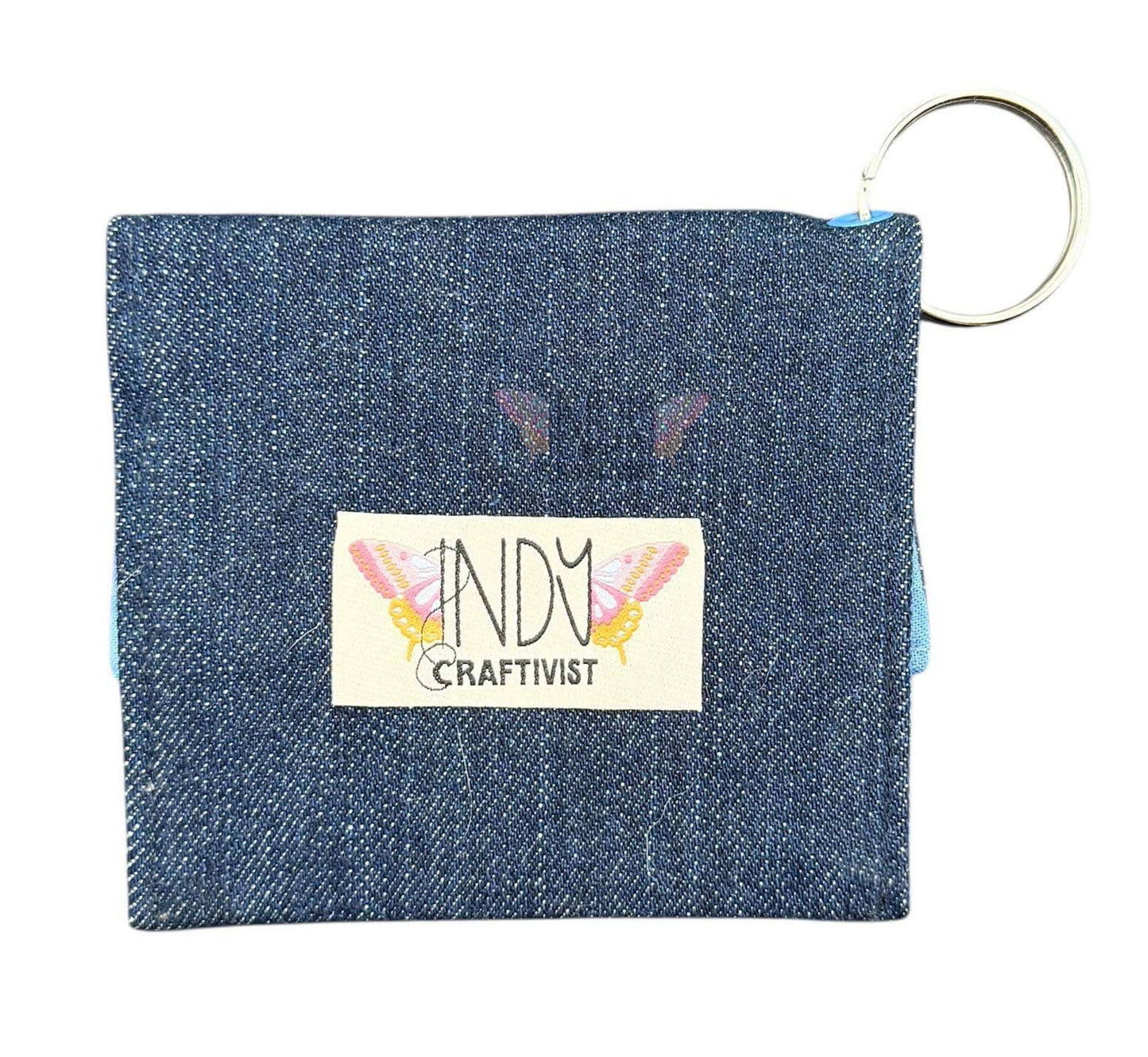 Upcycled Denim Animal Coin Purse