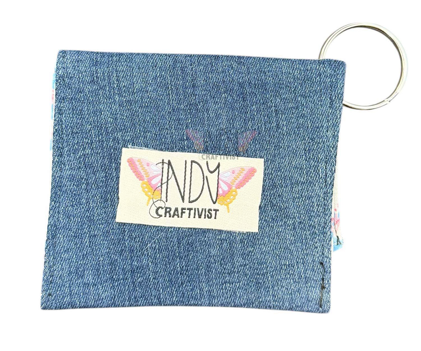 Upcycled Denim Animal Coin Purse