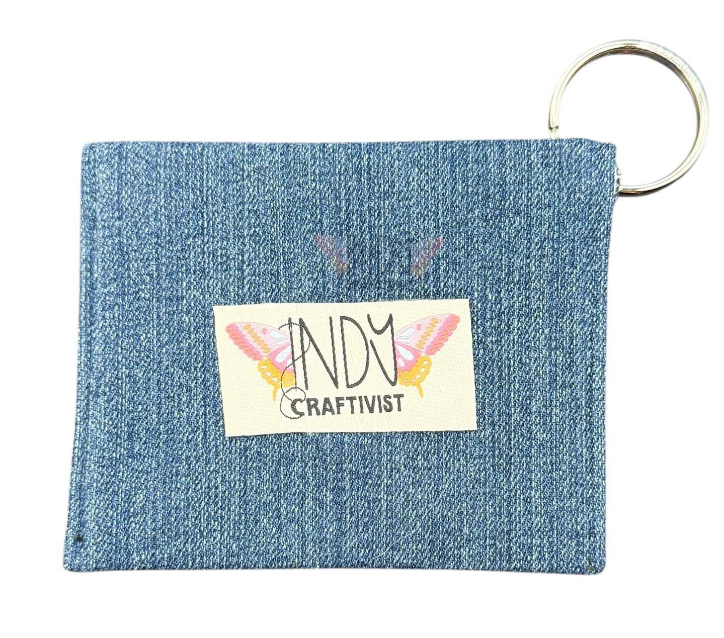 Upcycled Denim Animal Coin Purse