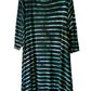 Adult Extra Large Striped Upcycled Tie Dye Dress