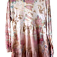 Adult Large Sweatshirt Upcycled Tie Dye Dress With Pockets