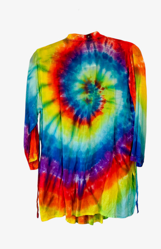 Large Upcycled Tie Dye shirt