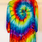 Large Upcycled Tie Dye shirt