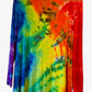 Adult Large Long Sleeve Upcycled Tie Dyed cardigan
